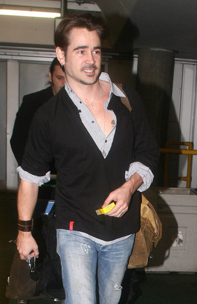 Colin Farrell happy to be sober