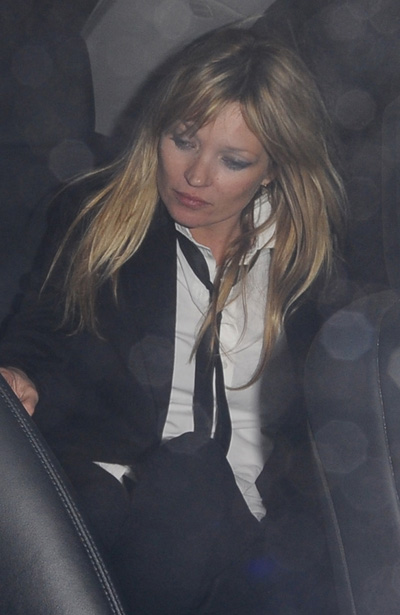 Kate Moss' celebrates birthday in Paris