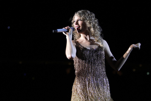 taylor swift speak now tour 2011. Taylor Swift performs during