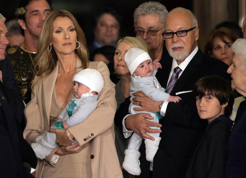 Celine Dion arrives at Caesars Palace with her