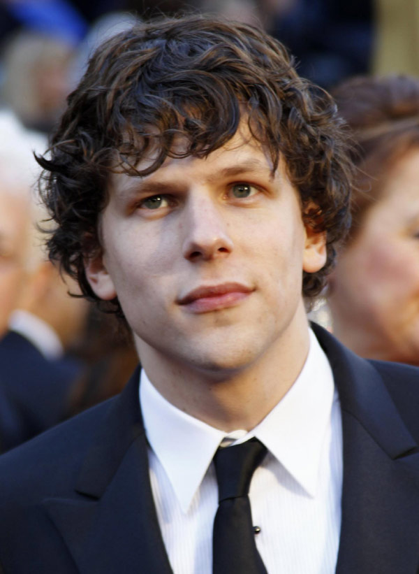 Jesse Eisenberg arrives at the 83rd Academy Awards