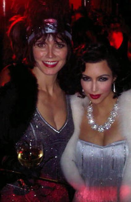 Kim Kardashian dresses up for Eva