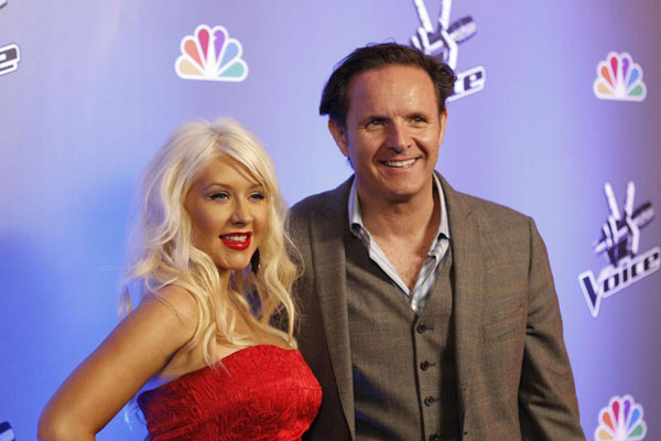 Singer Christina Aguilera promotes television series 