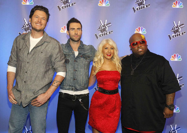 Singer Christina Aguilera promotes television series 
