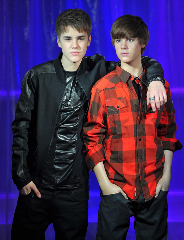 justin bieber wax model madame tussauds. Pop sensation Justin Bieber