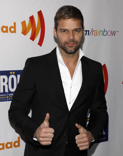 Ricky Martin gets top award by GLAAD