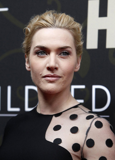 Kate Winslet at the premiere of HBO Miniseries 'Mildred Pierce' in NY