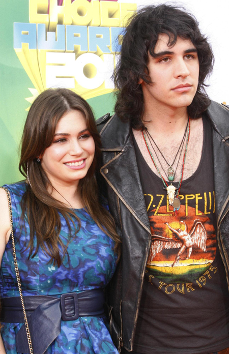 2011 Nickelodeon Kids Choice Awards in Los Angeles Nick and Sophie Simmons 