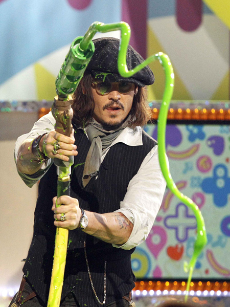 Slimy moments at Kids' Choice Awards