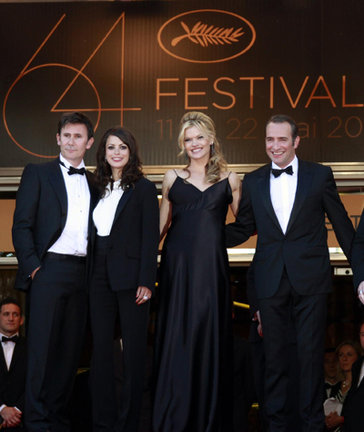The screening of the film 'The Artist' in competition at the 64th Cannes Film Festival