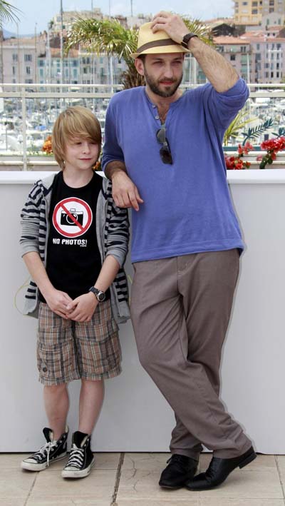 A photocall for the film 'Michael' in competition at the 64th Cannes Film Festival in Cannes
