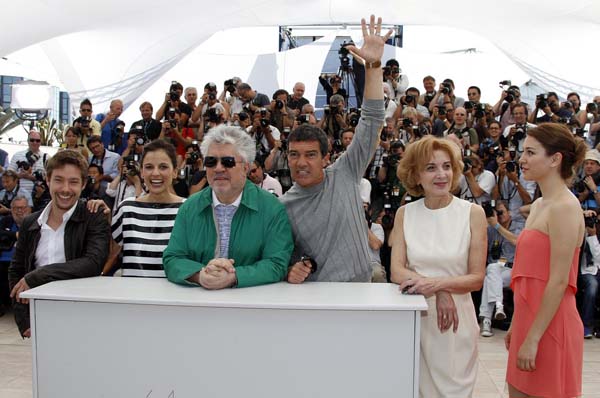 A photocall for film 'La Piel Que Habito' in competition at 64th Cannes Film Festival