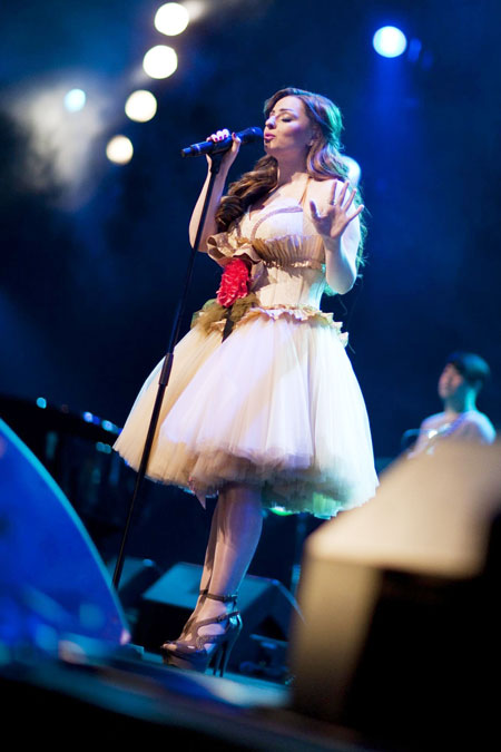 Stars perform at the 45th Montreux Jazz Festival