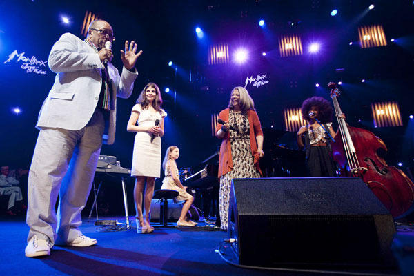 Stars perform at the 45th Montreux Jazz Festival