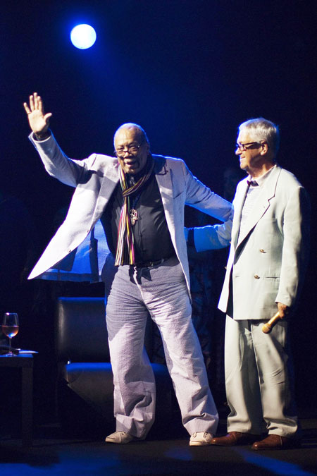 Stars perform at the 45th Montreux Jazz Festival