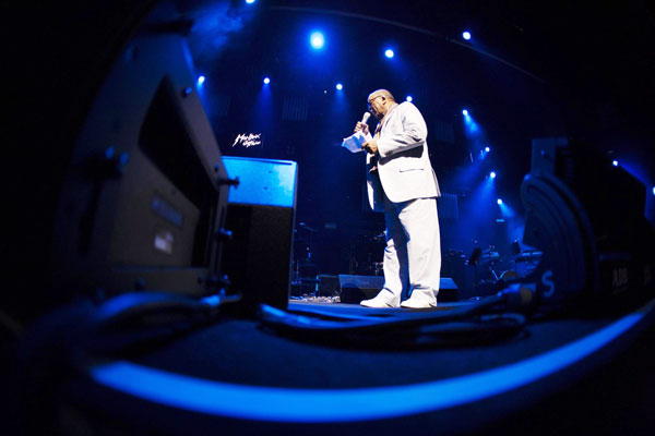Stars perform at the 45th Montreux Jazz Festival