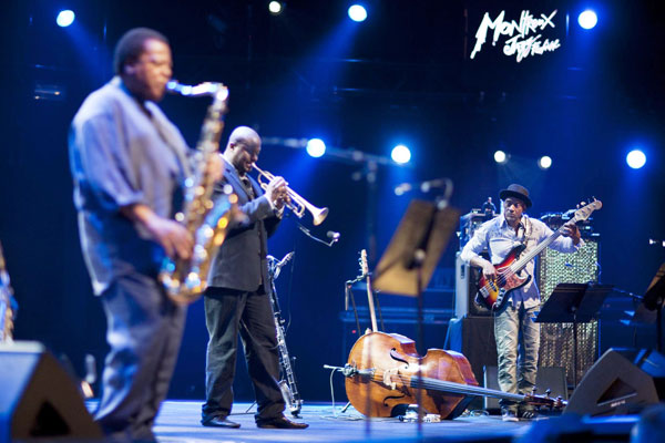 Stars perform at the 45th Montreux Jazz Festival
