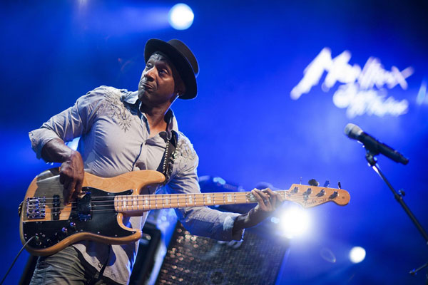 Stars perform at the 45th Montreux Jazz Festival