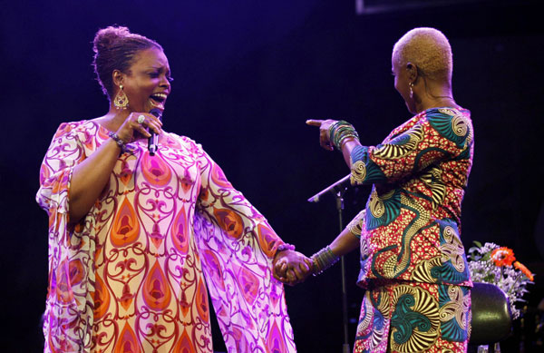 Stars perform at the 45th Montreux Jazz Festival