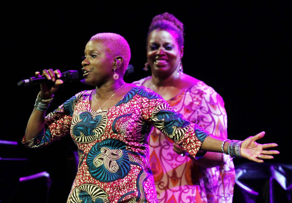 Stars perform at the 45th Montreux Jazz Festival
