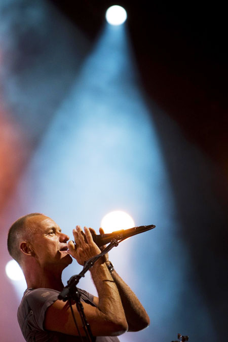 Stars perform at the 45th Montreux Jazz Festival