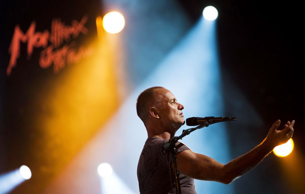 Stars perform at the 45th Montreux Jazz Festival