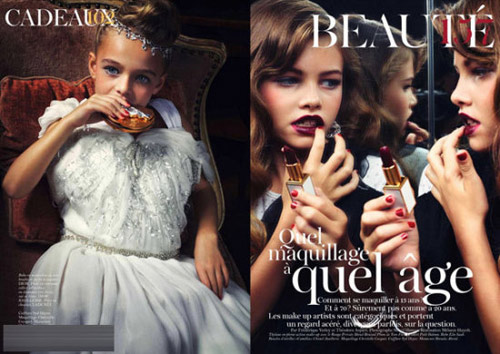 Ten-year-old French model stirs world