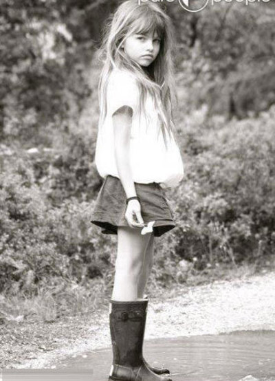 Ten-year-old French model stirs world