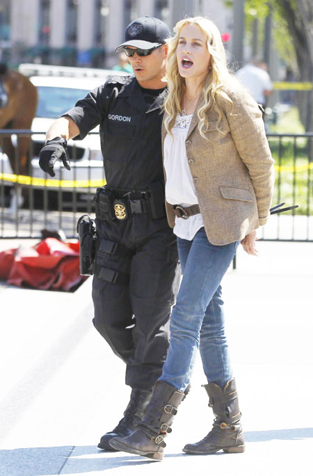 Daryl Hannah arrested in White House protest