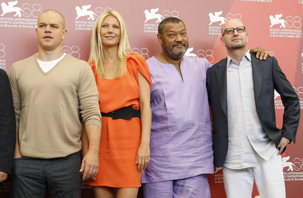 Paltrow of 'Contagion' arrives at Venice Film Fest