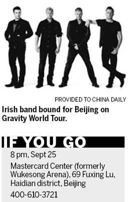 Westlife flies east to Beijing