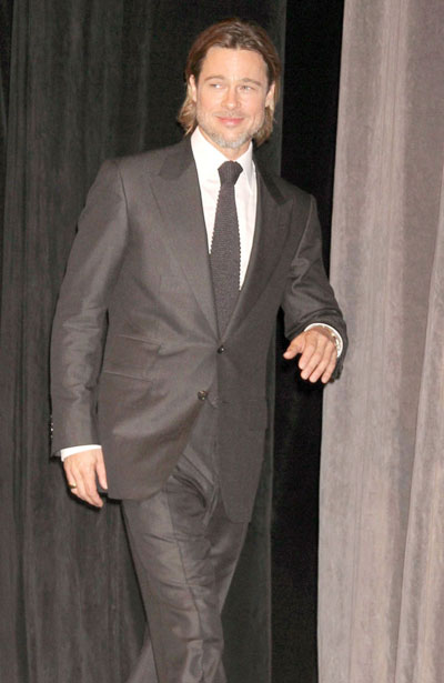 Brad Pitt has no reverse gear
