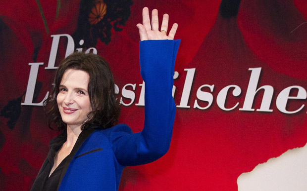 Juliette Binoche at premiere of the movie Copie Conforme in Berlin