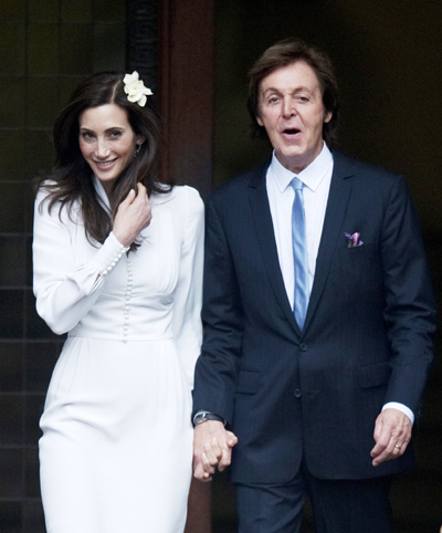 McCartney weds for third time