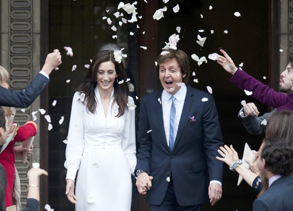 McCartney weds for third time