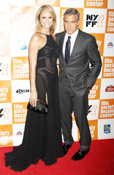 Clooney and Kiebler hit red carpet together