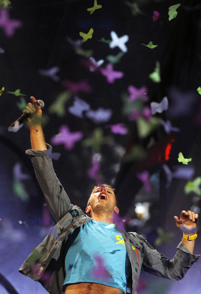 Coldplay presents new album 'Mylo Xyloto'