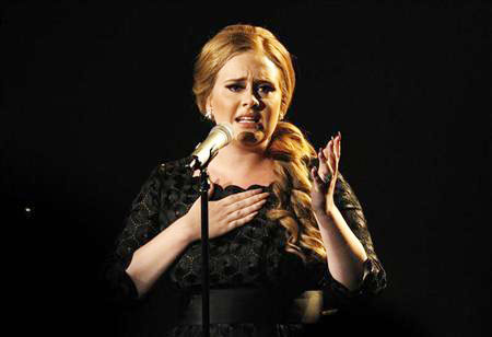 adele aims for big night 