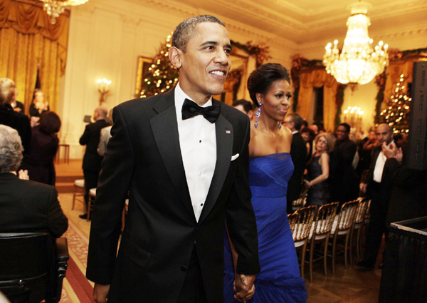 Obama gets laughs at Kennedy Center Honors