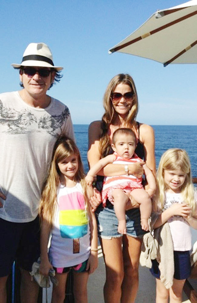 Charlie Sheen vacations with Denise Richards