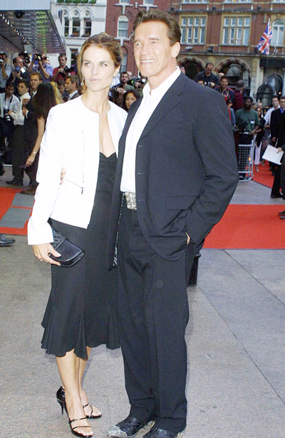 Schwarzenegger spends Christmas with Maria