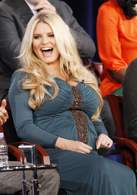 Jessica Simpson attends TV series 'Fashion Star'