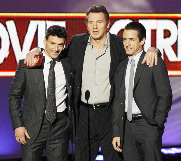 Celebrities accept awards at People's Choice Awards