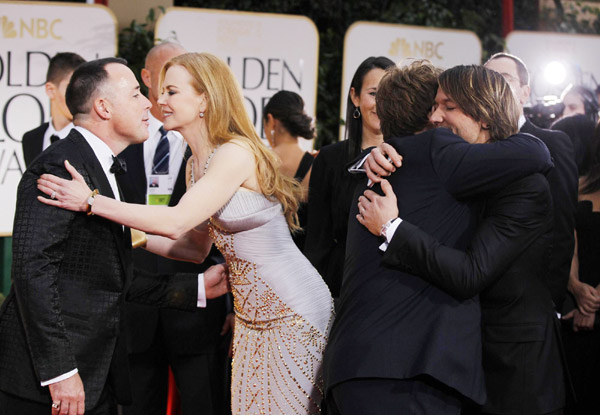 Nicole Kidman attends Golden Globe Awards
