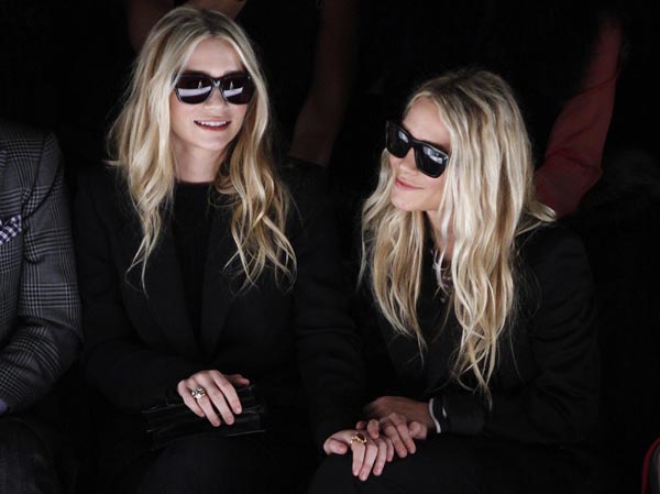 Olsen sisters at NYFW 2012