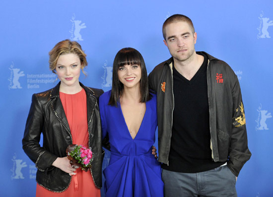 on and other cast members promote 'Bel Ami' i