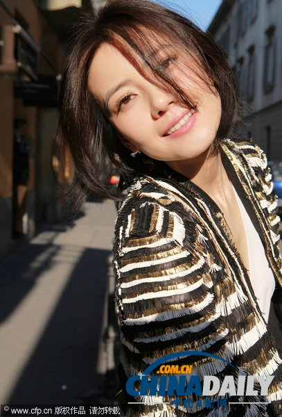 Gao Yuanyuan in Milan