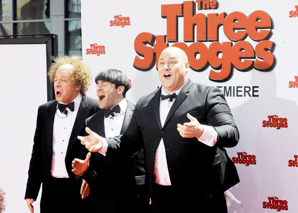 'The Three Stooges' premieres in Hollywood