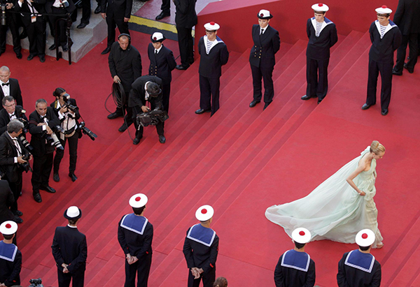 Movie stars' red carpet show in Cannes