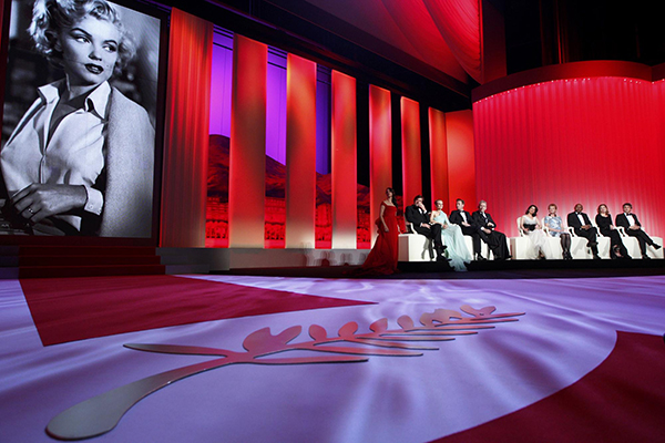 Movie stars' red carpet show in Cannes